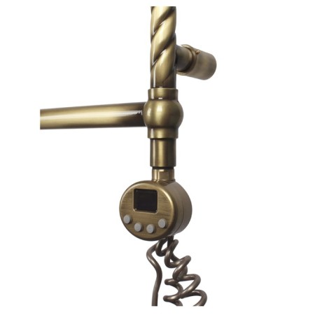 Domoterm electric heated towel rail "Vintage" P5, 500x950 mm, right, bronze-2