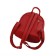 Bag-rugzak (B2829-77140) genuine leather, red, 1x340x10 cm