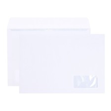 A set of envelopes C4 229 x 324 mm, without a telling, the right window, an tear -off tape, internal print, 90 g/m2, 10 pieces