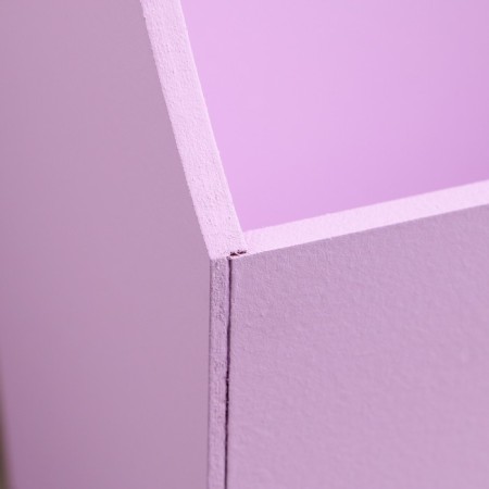 Wooden Kashpo "Willian Long", with a pen, 25 × 12.5 × 10 (28) cm lilac-4