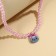 Kus jewelry set of beads and earrings clips