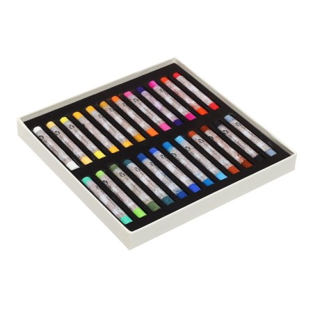 Pastel dry ZHK "Sonnet", 24 colors, Soft, D-8 mm/L-60 mm, round section, art, 7141224-4