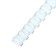 Plastic binding springs, d = 19mm, 100 pieces, sew 131-170 sheets, white/black, Geleos