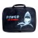 Folder with handles textile A4, 350 x 270 x 70 mm, calligrata "shark"