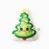 New Year. Pillow Ethel "Cute Christmas tree" 32x38 cm, 100 p/e, velor