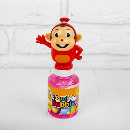 Monkey soap bubbles 5.5 × 5.5 × 16.5 cm mix