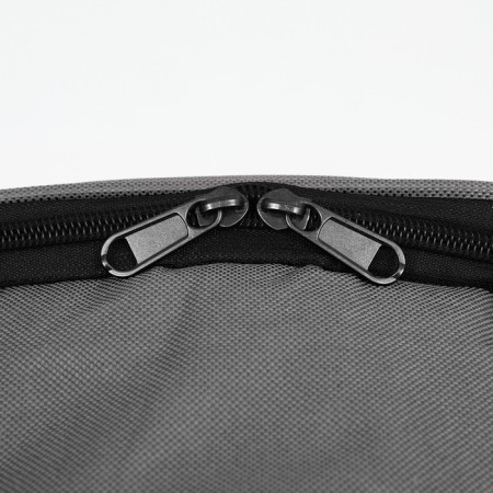 A backpack for carrying animals with a viewing window, gray-8
