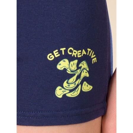 Panties for boys, height 122 cm, dark blue color, khaki, 2 pcs-3