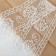Lace on a grid, 50 mm × 11 ± 1 m, white color