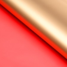 Matte two -way film 58 x 58 ± 5% cm, red, gold