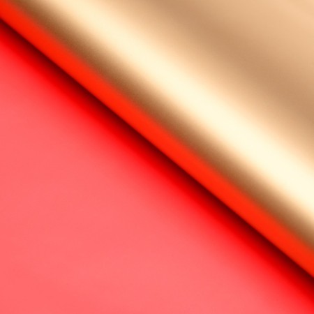 Matte two -way film 58 x 58 ± 5% cm, red, gold