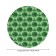 Green Dragon tablecloth, round, oxford, elastic band, size 140x140 cm, diameter 105-120 cm