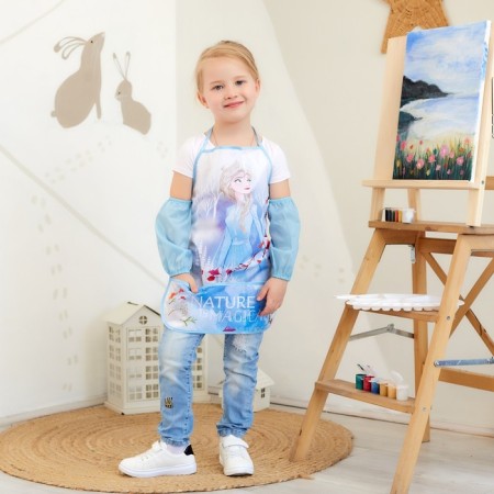 Apron with children "narre", cold heart, 49x39 cm-2