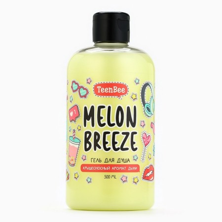 Shower gel, moisturizing, 500 ml, melon aroma, teenbee-1