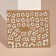 Nail stickers "chamomile", voluminous, packing 6 pcs, white/golden color