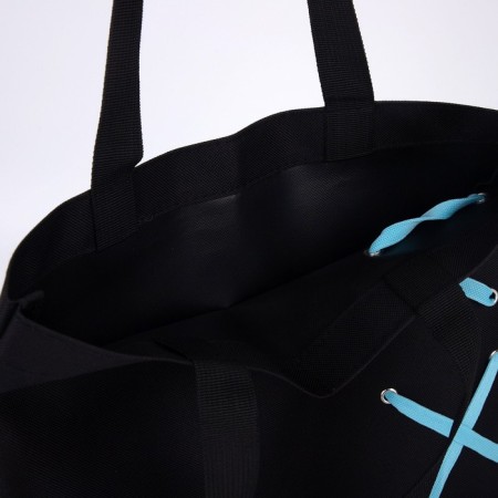 Shoper with tape, black color, 35 x 1 x 40 cm-7