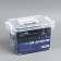 Garland "Clip-Light" 3 threads of 20 m, IP44, UMS, dark thread, 399 LED, glow blue, 8 modes, 24 V