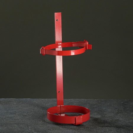 Transport bracket for a TV2 fire extinguisher with a metal latch, diameter 11 cm-1