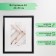 Photo frame plastic "Mira" 40x50 cm, 277 black (plastic screen)