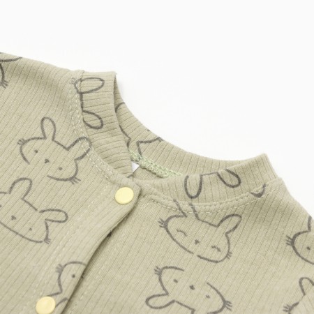 Kit for children (longshit, pants), olive color, height 98 cm-1