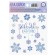 Sticking with a luminous layer of "snowflakes", 10.5 x 14.8 x 0.1 cm, New Year
