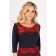 Women's dress, size 46, blue, red color