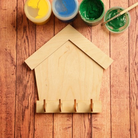 Harvesting for creativity "Key house", for 4 hooks