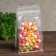 Zip-Lock PP package, with flat bottom, transparent 12 x 22 cm