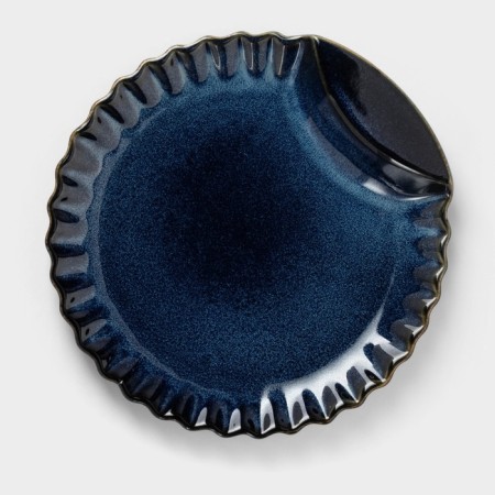 Ceramic serving dish "Lunar trail", D = 20 cm