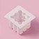 Mold Dolyana "Rafael", silicone, 5.5 × 5.5 × 6 cm, white color