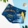 Bathing swimming trunks for the boy KAFTAN "Dino", height 98-104 (30), blue color