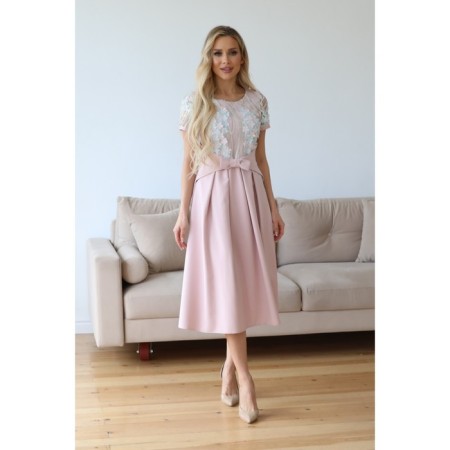 Female dress, size 42, pink color-2