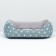 Lynchik for animals "Stars", 45 x 30 x 15 cm, gray