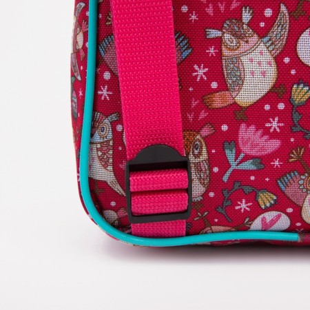 Baby backpack on lightning, external pocket, pink color-3