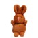 Soft toy "Rabbit", on the suspension, the colors of mix