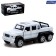 Metal machine "Jeep 6x6", 1:32, inertia, white color