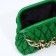 Clamp bag on the farmar, green color