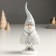 Polystone souvenir "Santa Claus in a silver outfit, with an asterisk" 5x6.5x15.5 cm