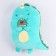Soft toy "dinosaurus" with heart, 40 cm, green color