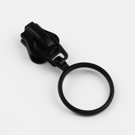 Automatic lock for lightning "Tractor", No. 5, 10 pcs, black color-1