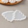 Silicone Mold for candy and chocolate "Christmas tree", 12 × 9 × 0.8 cm, h = 8 cm, the color is transparent