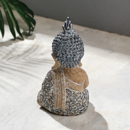 Figure "Buddha: Hands on the knees" 9x9.5x17cm-3