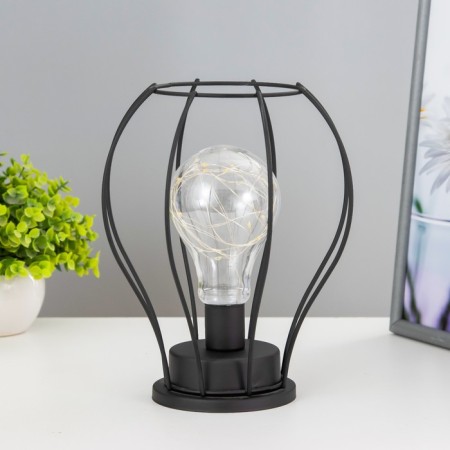 Nightlight "tat" from 3xaa batteries black 19x19x21 cm Risalux