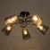 Roni chandelier 5he27 40w Black 62x62x23cm Bayerlux