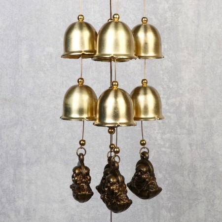 Music Wind Metal "Buddha" 8 bells 60 cm-4