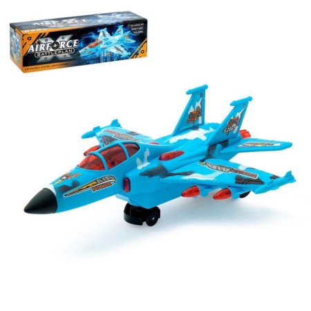 Fighter plane, works on batteries, light and sound effects