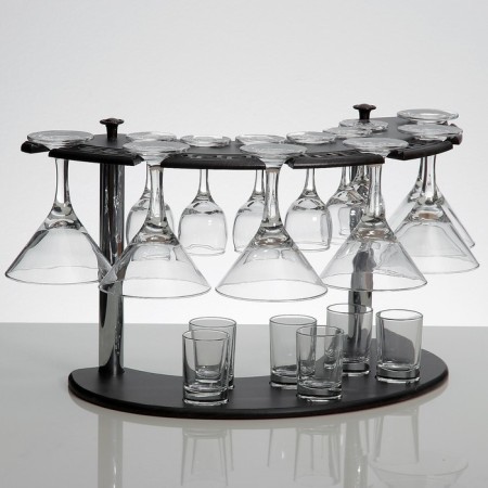 Mini-bar 18 objects: Martini 190 ml + glass 55 ml + pile 50 ml
