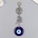 Suspension from the evil eye "Medallion and frog" 18 cm