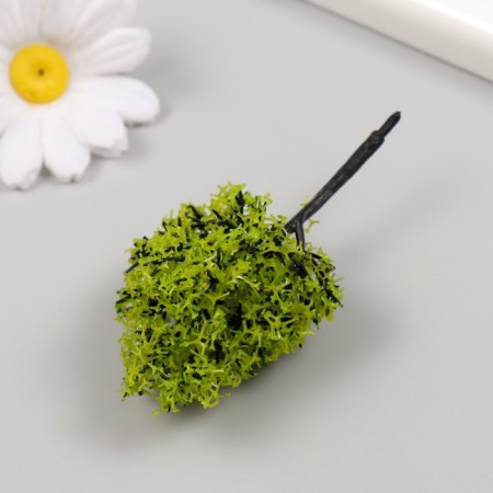 Artificial plant for creativity plastic "Platan" 8 cm-2