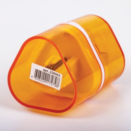 Zapochilok 3 holes with a container Brauberg "Case", triangular, plastic, mix 226943-5